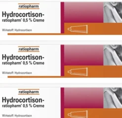 Hydrocortison ratiopharm 0,5% 3 x 30g Creme
