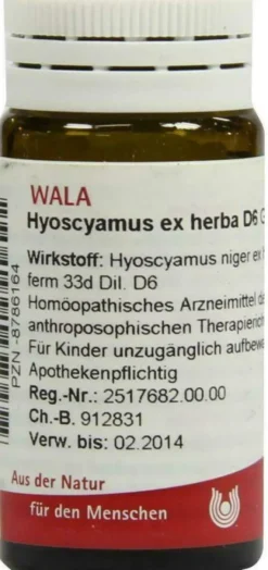 Hyoscyamus Ex Herba D 6 Globuli