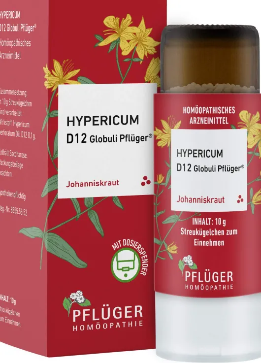 Hypericum D12 Globuli Pflüger 10 g