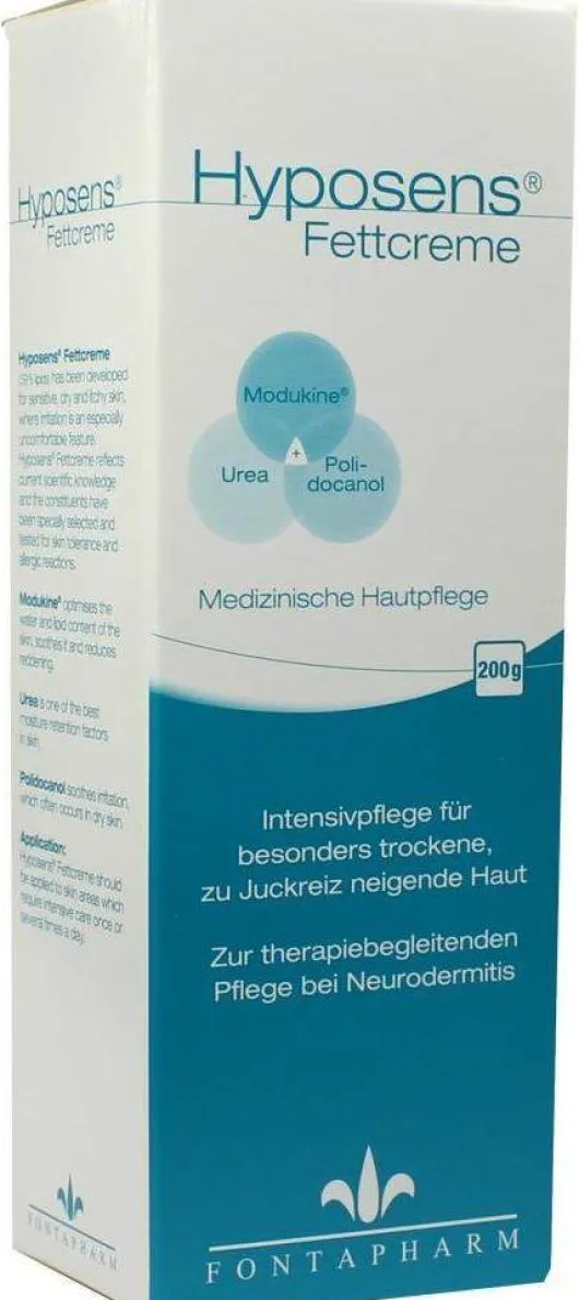 Hyposens Fettcreme 200 G Creme