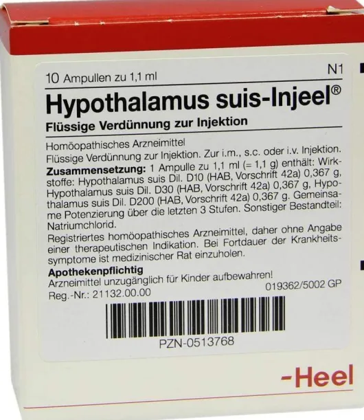 Hypothalamus Suis Injeel 10 Ampullen