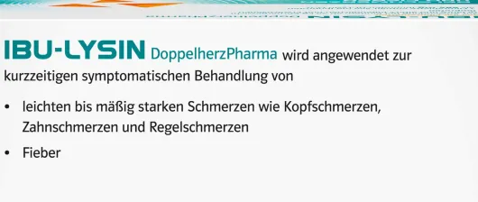 Ibu Lysin Doppelherz Pharma 400 mg 50 Filmtabletten