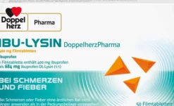 Ibu Lysin Doppelherz Pharma 400 mg 50 Filmtabletten