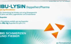 Ibu Lysin Doppelherz Pharma 400 mg 20 Filmtabletten