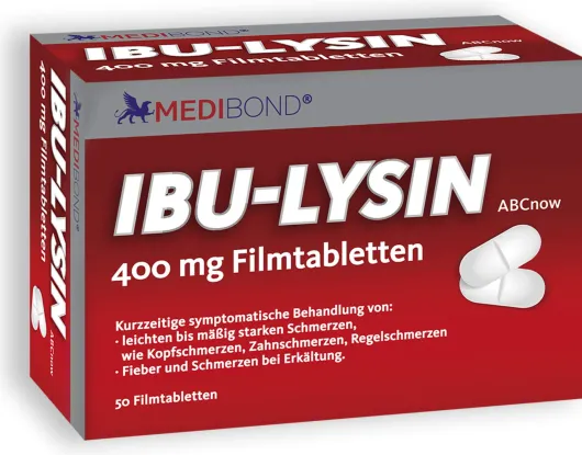 Ibu Lysin Medibond 400 mg 50 Filmtabletten