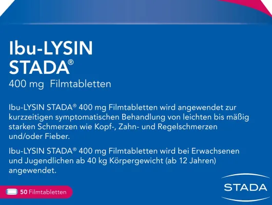 Ibu-Lysin Stada 400 mg 50 Filmtabletten