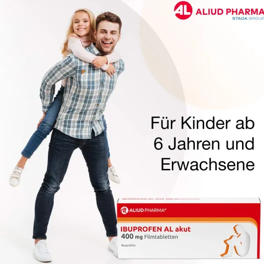 Ibuprofen Al Akut 400 mg 10 Filmtabletten