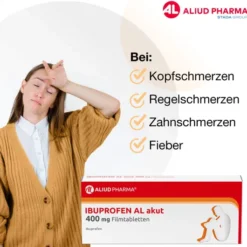 Ibuprofen Al Akut 400 mg 10 Filmtabletten