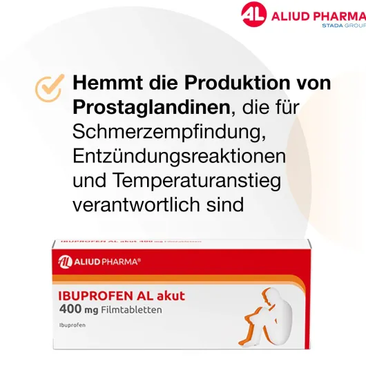 Ibuprofen Al Akut 400 mg 10 Filmtabletten