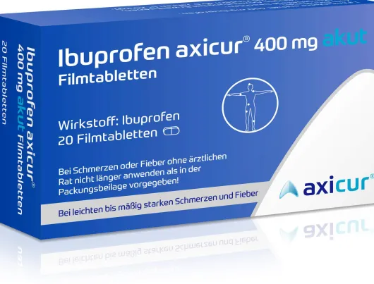 Ibuprofen Axicur 400 mg Akut 20 Filmtabletten