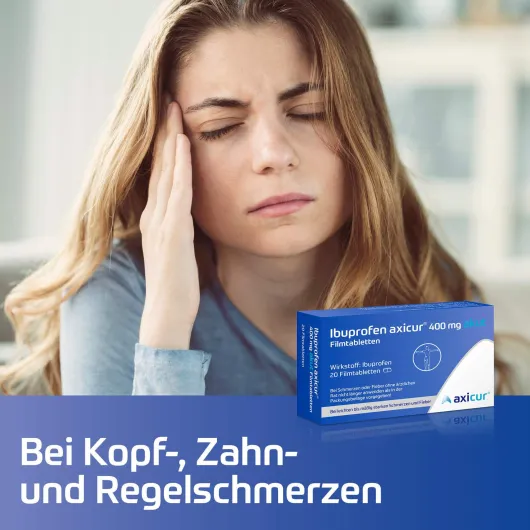 Ibuprofen Axicur 400 mg Akut 50 Filmtabletten