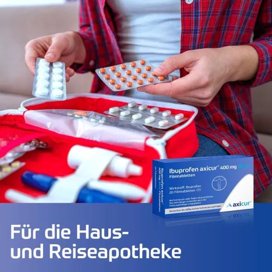 Ibuprofen Axicur 400 mg Akut 50 Filmtabletten