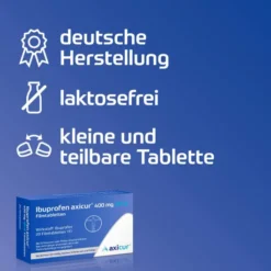 Ibuprofen Axicur 400 mg Akut 50 Filmtabletten