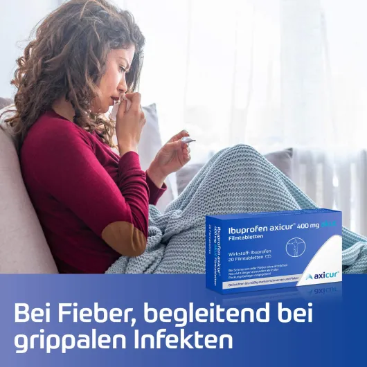 Ibuprofen Axicur 400 mg Akut 50 Filmtabletten