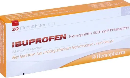 Ibuprofen Hemopharm 400 mg 20 Filmtabletten