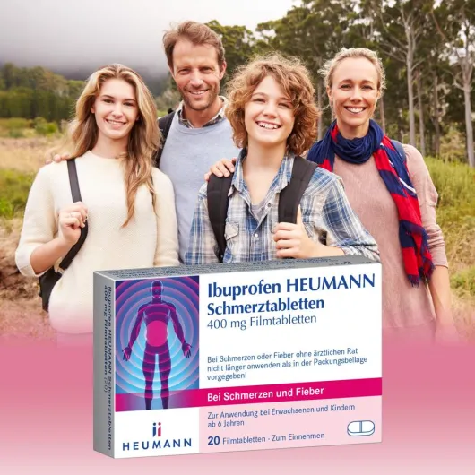 Ibuprofen Heumann Schmerztabletten 400mg 10 Filmtabletten