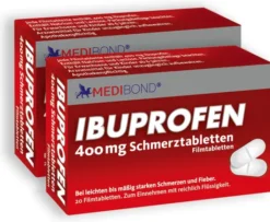 Ibuprofen Medibond 400 mg Schmerztabletten 2 x 20 Stück