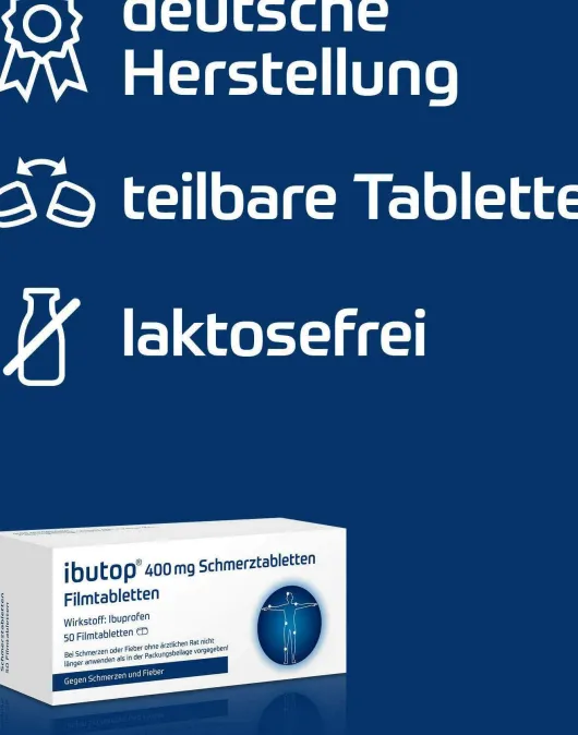 Ibutop 400 mg Schmerztabletten 50 Filmtabletten
