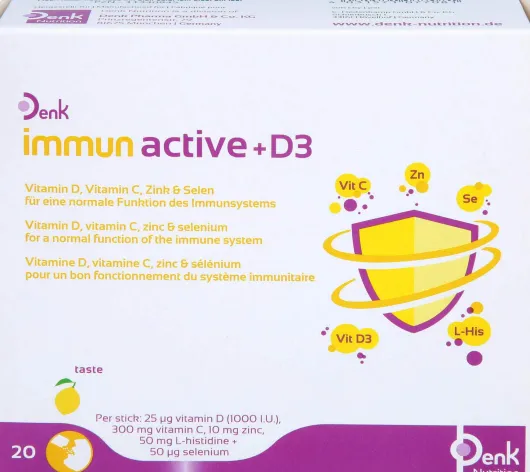 Immun Active+d3 Denk Pulver 20 Beutel