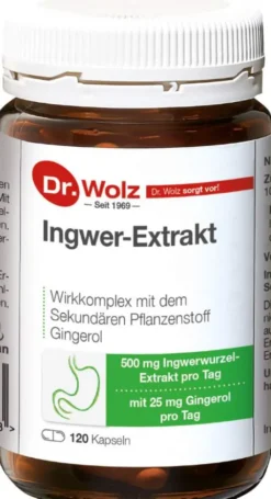 Ingwer Extrakt Dr. Wolz 120 Kapseln