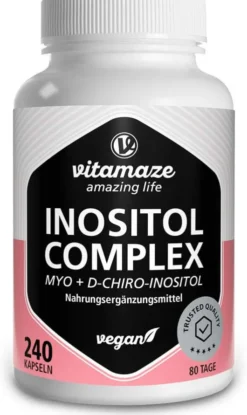 Inositol Komplex Chromium + Vitamin B6 + Folsäure K 240 Kapseln