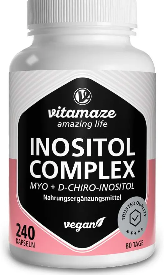 Inositol Komplex Chromium + Vitamin B6 + Folsäure K 240 Kapseln