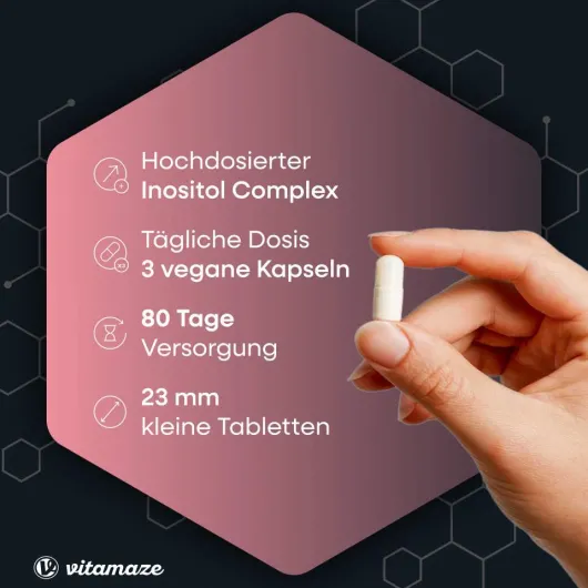 Inositol Komplex Chromium + Vitamin B6 + Folsäure K 240 Kapseln