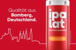 Ipalat Halspastillen Honigmild Ohne Menthol Zuckerfrei 40...