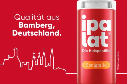 Ipalat Halspastillen Honigmild Ohne Menthol Zuckerfrei 40...
