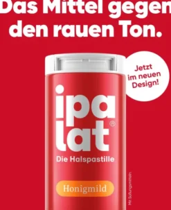 Ipalat Halspastillen honigmild ohne Menthol zuckerfrei 120 Pastillen