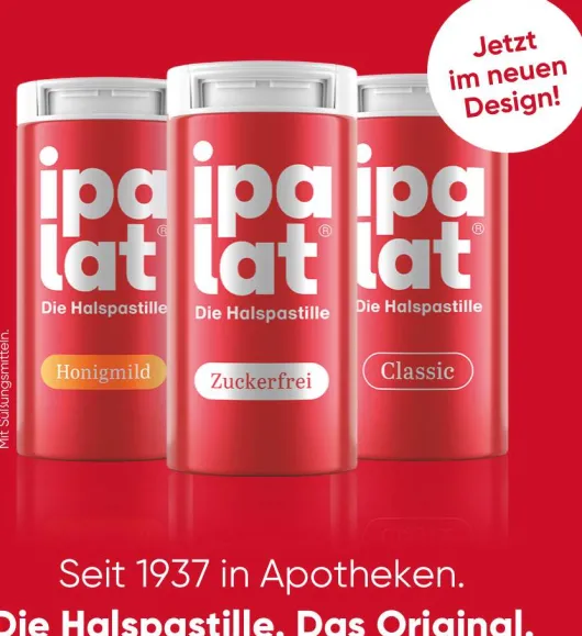 Ipalat Halspastillen Zuckerfrei 400 Pastillen