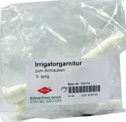 Irrigatorgarnitur zum Schrauben Dreiteilig