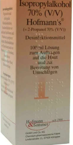 Isopropylalkohol 70% Hofmanns 100 ml Lösung