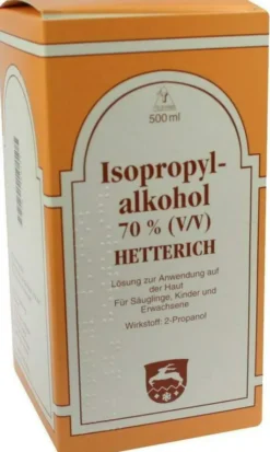 Isopropylalkohol 70% V-V Hetterich 500 ml Flüssigkeit
