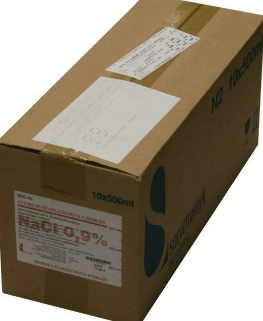 Isotonische Kochsalzlösung 0,9% Bernburg Infusionslösung 10 X...