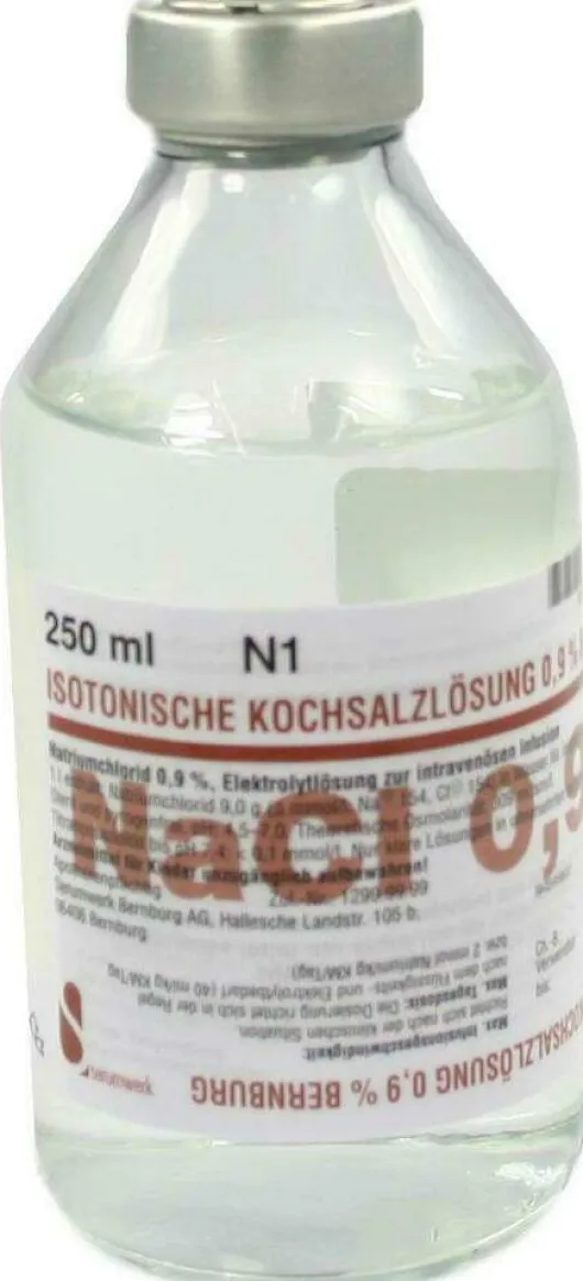 Isotonische Kochsalzlösung 0,9% Bernburg Infusionslösung 250ml