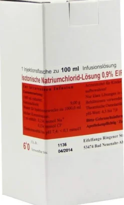 Isotonische Nacl Lösung 0,9% Eifelfango 100 ml Infusionslösung