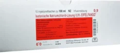 Isotonische Nacl Lösung 0,9% Eifelfango 10 X 100 Ml...