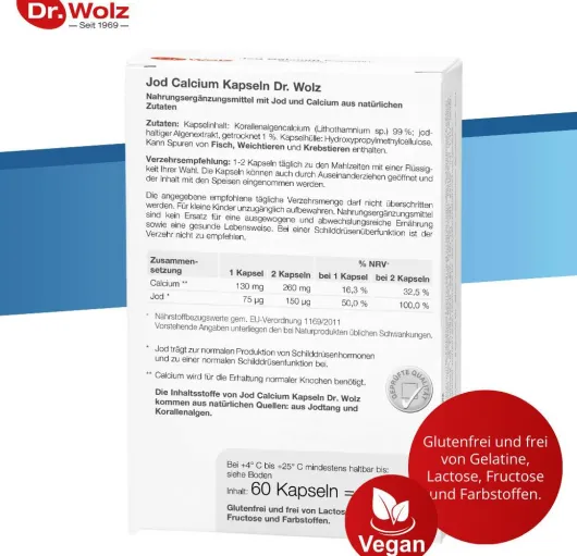 Jod Calcium Kapseln Dr.Wolz