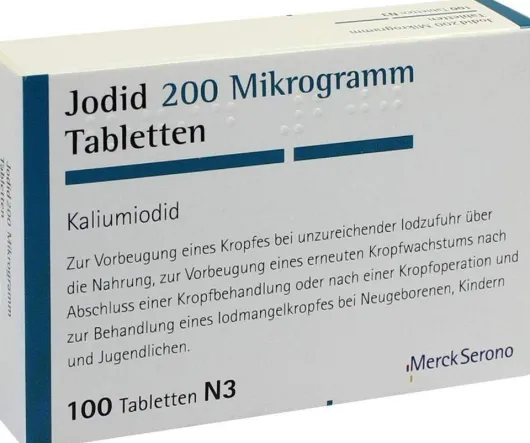 Jodid Merck 200 µg 100 Tabletten