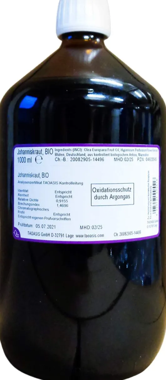 Johanniskrautöl Bio 1000 ml