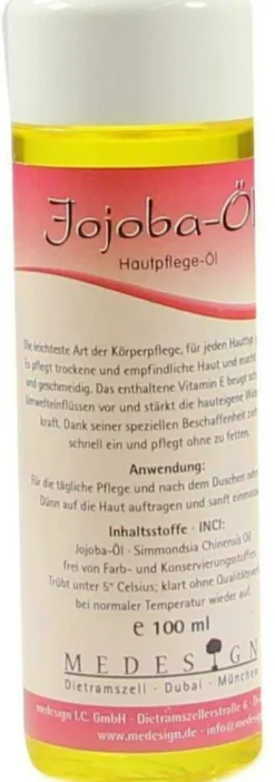 Jojoba Öl 100% Naturrein 100 ml