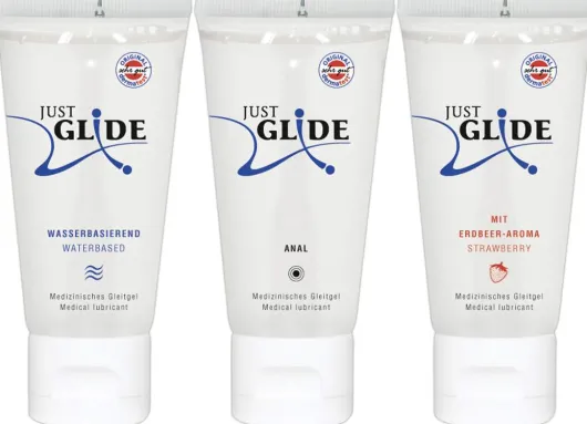 Just Glide Med.Gleitgel Sortiert