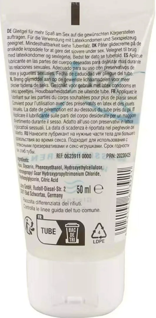Just Glide Wasserbasiertes Gleitgel 50 ml