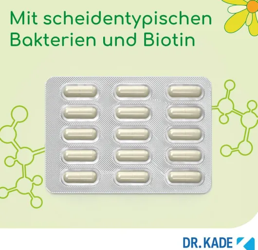Kadeflora Milchsäurebakterien mit Biotin 30 Kapseln