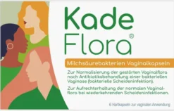 Kadeflora Milchsäurebakterien Vaginalkapseln 6 Stück