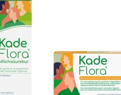 Kadeflora Milchsäurekur Einmalapplikatoren 7 x 2,5 g + Kadeflora Milchsäurebakterien Vaginalkapseln 6 Stück