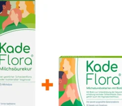 Kadeflora Milchsäurekur Einmalapplikatoren 7 x 2,5 g + Kadeflora Milchsäurebakterien mit Biotin 30 Kapseln