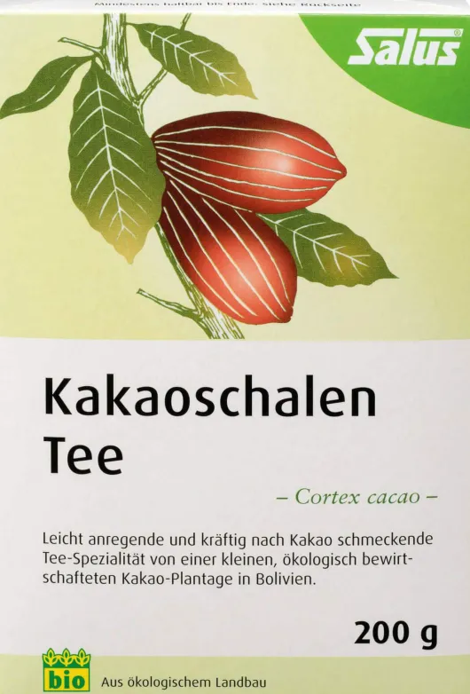 Kakaoschalen Tee Bio Cortex Cacao Salus 200 G