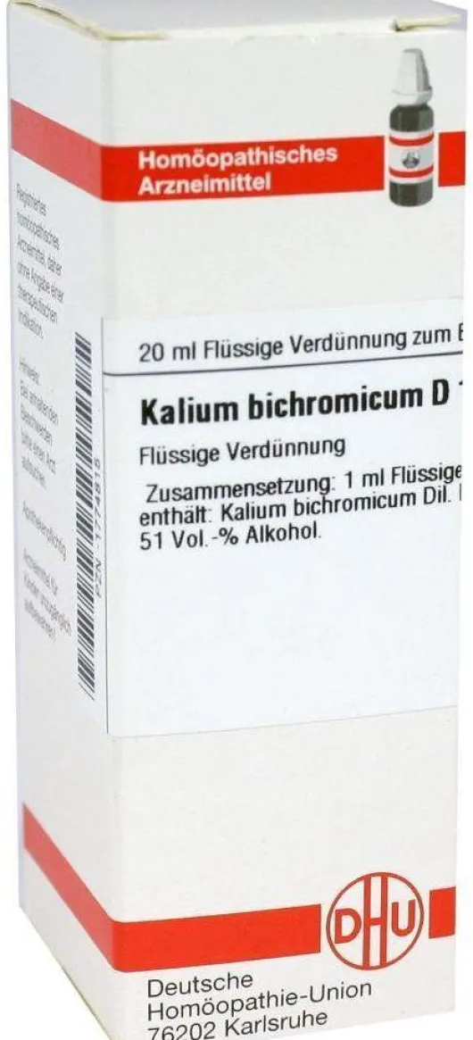Kalium Bichromicum D6 Dhu 20 ml Dilution